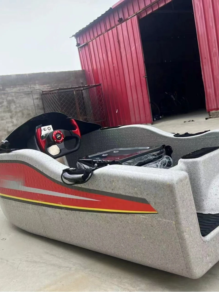 Fabrikant nieuwe 18KW 52KM speedboot waterrecreatie elektrische jetmotor kart boot vlot boot propeller muggenraces vissen