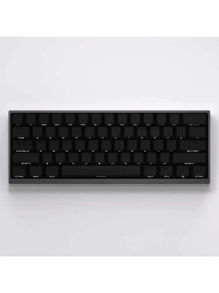 Czarna, przezroczysta nakładka na klawisz PBT 130 klawiszy OEM z grawerowaną stroną, kompatybilna z klawiaturami mechanicznymi 61/75/87/104/108 — zdjęcie produktu 7