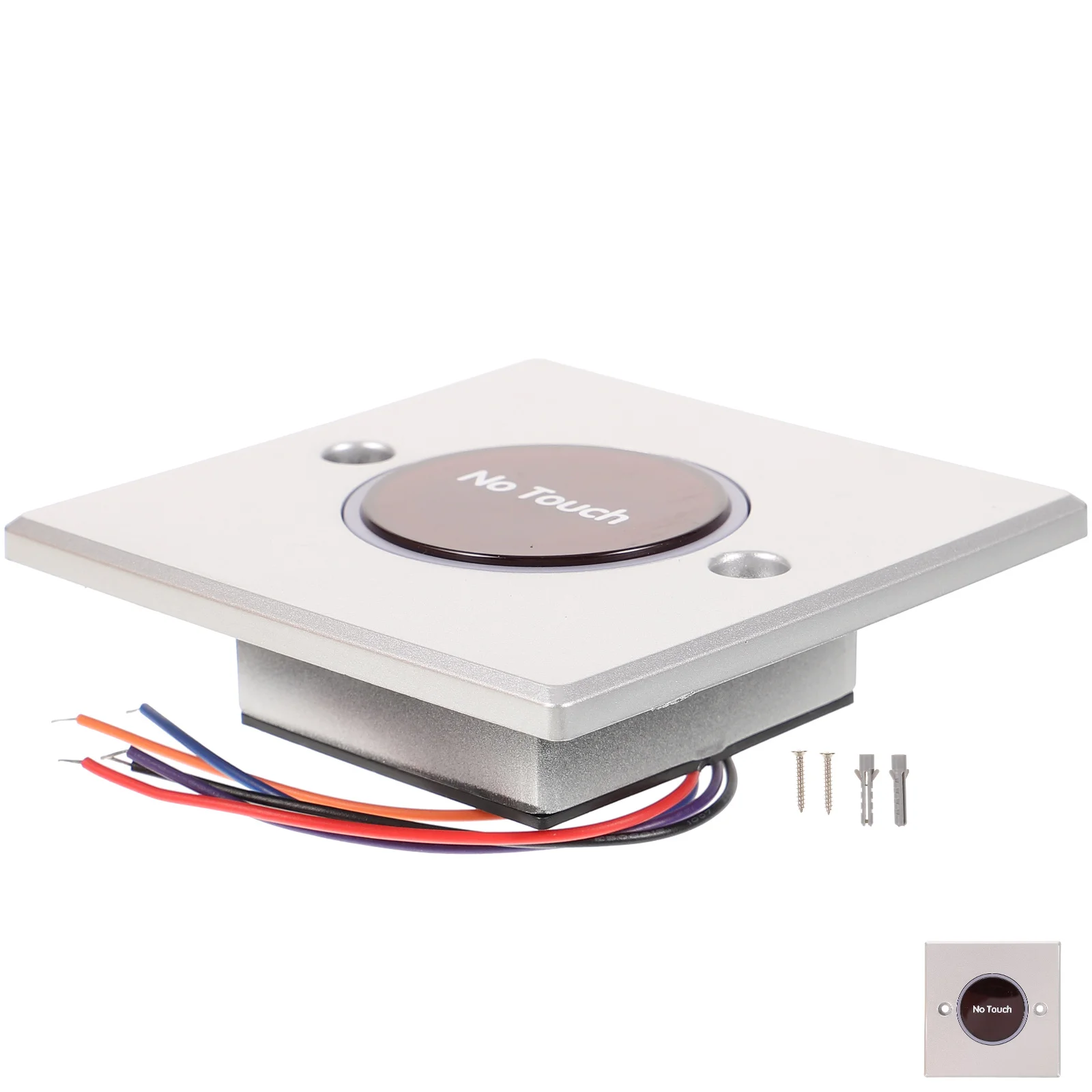 

Infrared Sensor Button Contactless Door Release Switch Cover Wall Plate for Access Contactless Door Exit Release Button Control