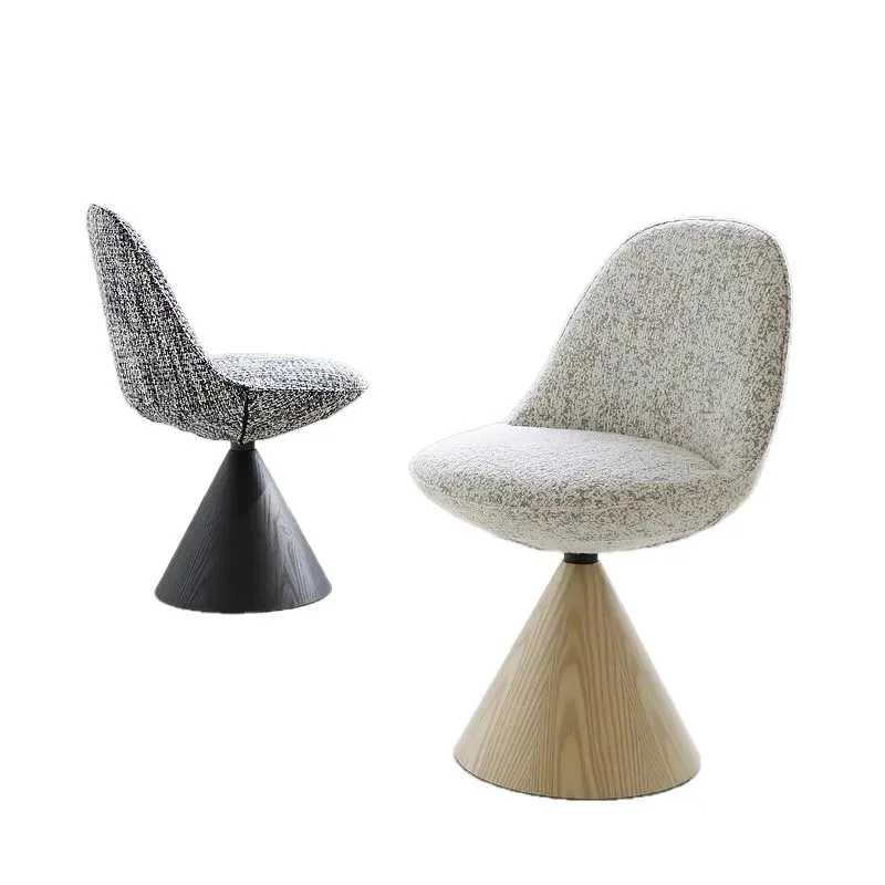 

Bedroom makeup stool makeup stool household bedroom backrest leisure chair rotatable