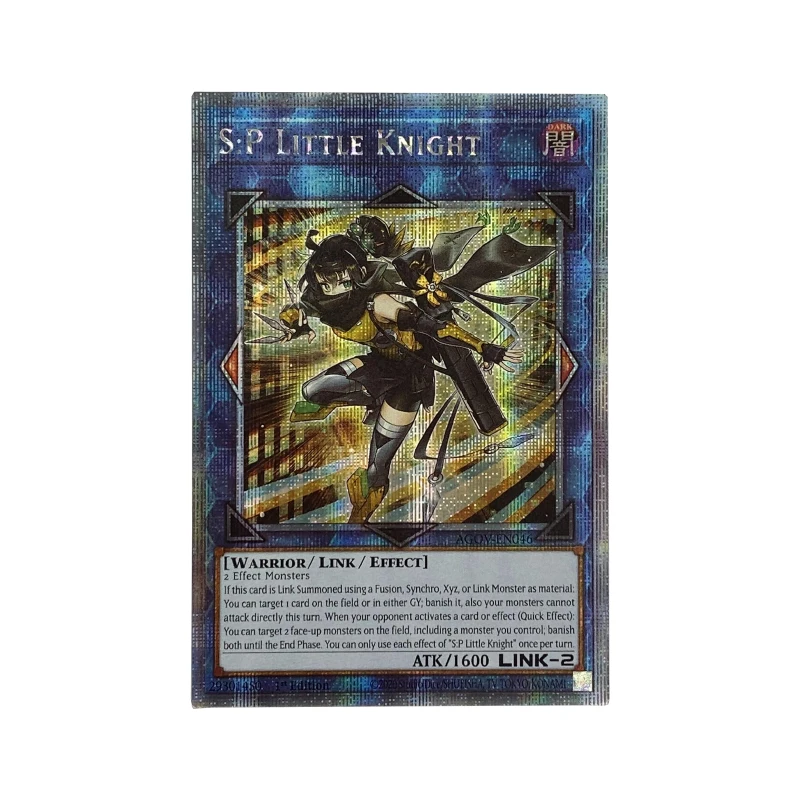 ORICA YUGIOH tarjetas Proxy SP Little Knight IP Masquerena, cubierta Extra no Original, juguetes de colección TCGEnglish