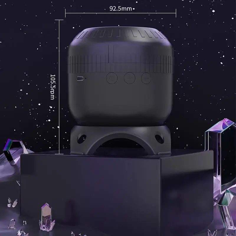 Dynamic Rotating LED Projector Light USB Rechargeable Ocean Light 1PC Long Battery Life for All Night Use