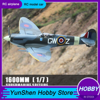 Freewing Flightline 1600mm Wingspan 1/7 Rc Plane Spitfire Assembled Fixed Wing Model Brushless Motor Propeller Aircraft