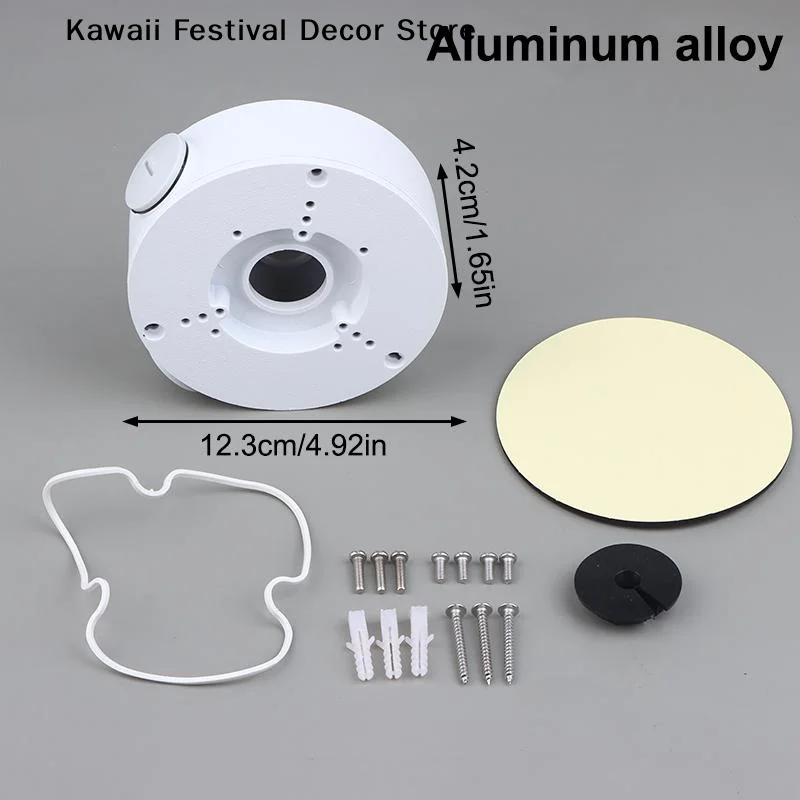 【K】PFA130-E Water-proof Junction Box Aluminum/Plastic White Camera Mounts IP66 Bracket For Dahua  Camera Turret Camera