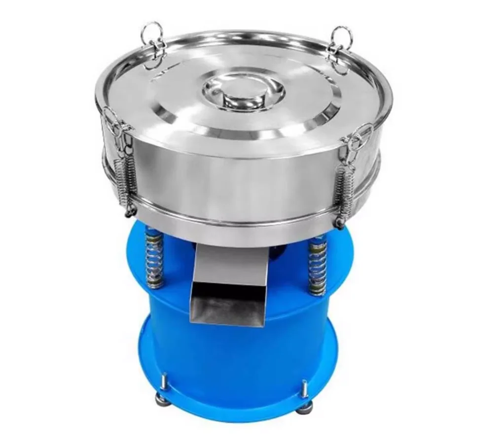 شاشة اهتزاز مسحوق بلاستيكي، شاشة اهتزاز من الفولاذ المقاوم للصدأ، شاشة مسحوق الرش الكهروستاتيكي، دقيق، الذقن التقليدية