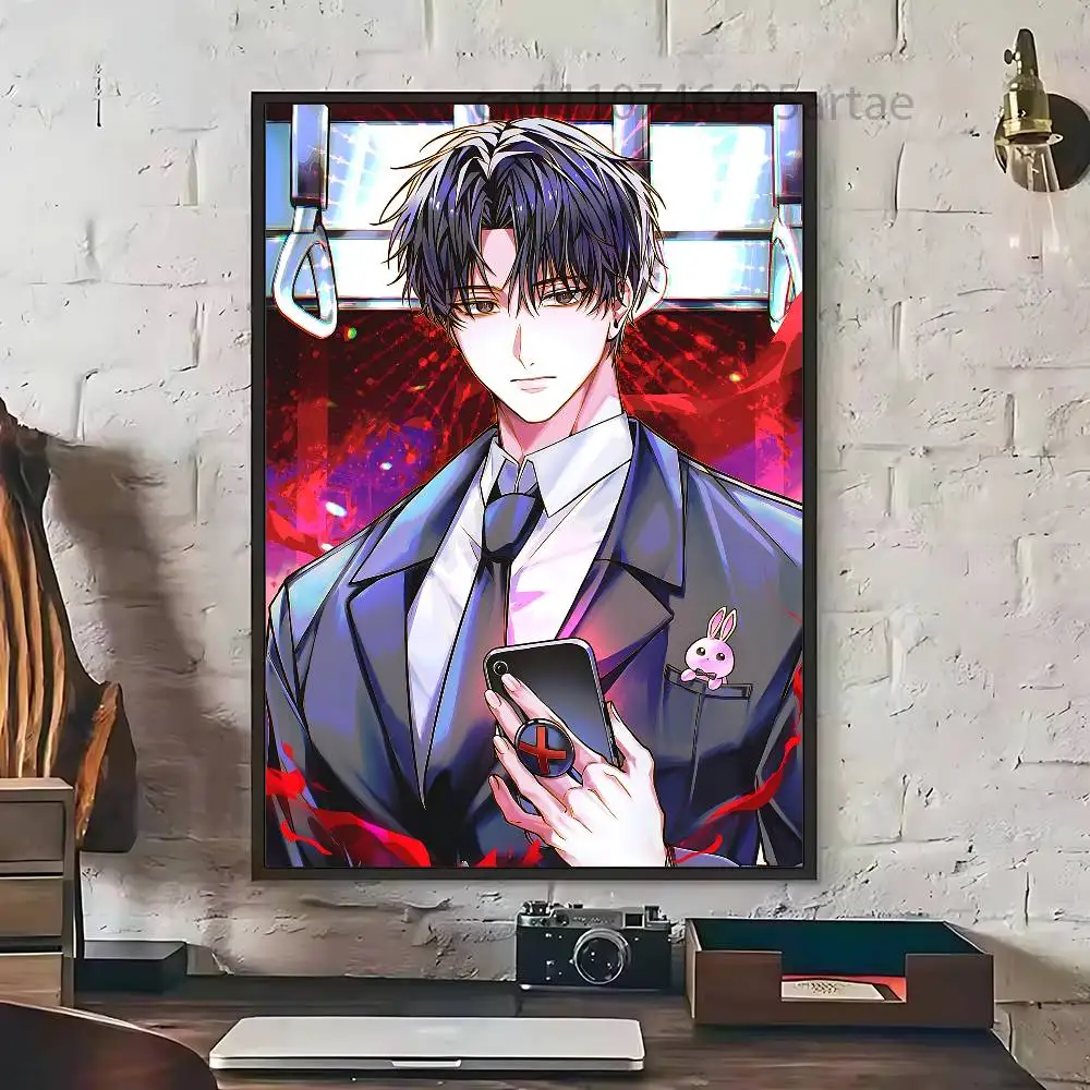 K-Kim S-Soleum Ghost Story Office Worker GSGW  Poster HD home decor sticky wall waterproof home living room bar aesthetic decor