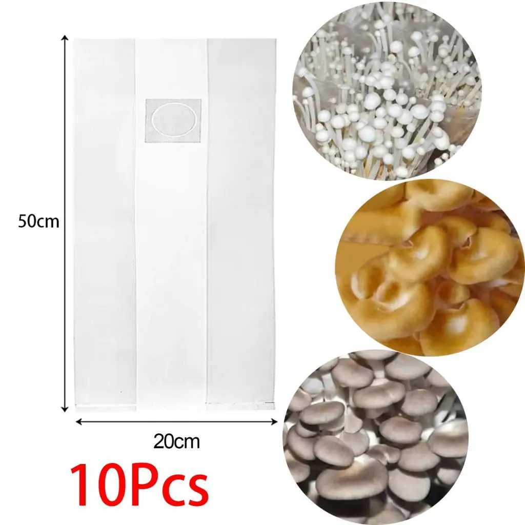 20 Pieces Spawning Bags Durable Sealable Tear Resistant Strong Edible Fungi Growing Bags Bulk Fungus Cultivation Autoclave Bags