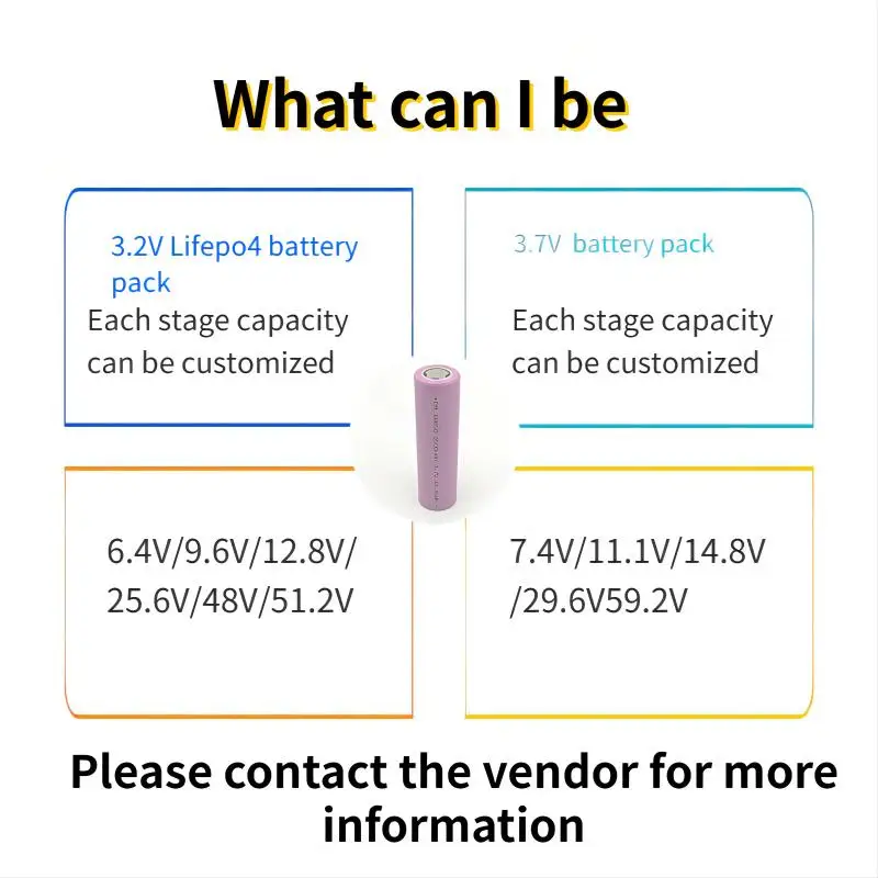 18650 3500mAh 3.7V new Class A original factory packaged lithium ion cell for power tools solar energy storage