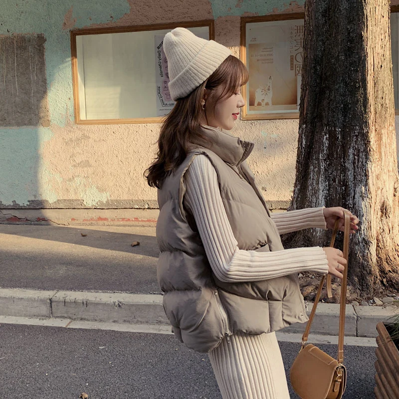 

Женское хлопковое пальто-куртка с воротником-стойкой, размеры, повседневная верхняя одежда, для поездок на работу, зима 2025, новинка