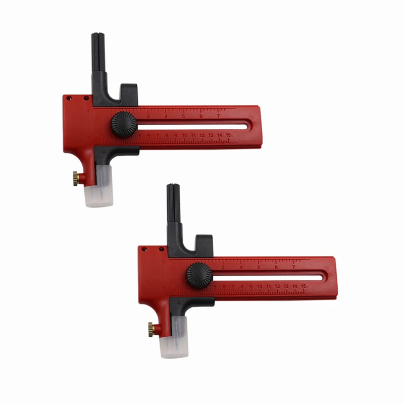 1/2PCS Cirkelsnijder Verstelbaar cirkelvormig snijgereedschap voor het maken van stoffen ambachten DIY Scrapbook Art Craft Tool Cirkelpapiersnijder