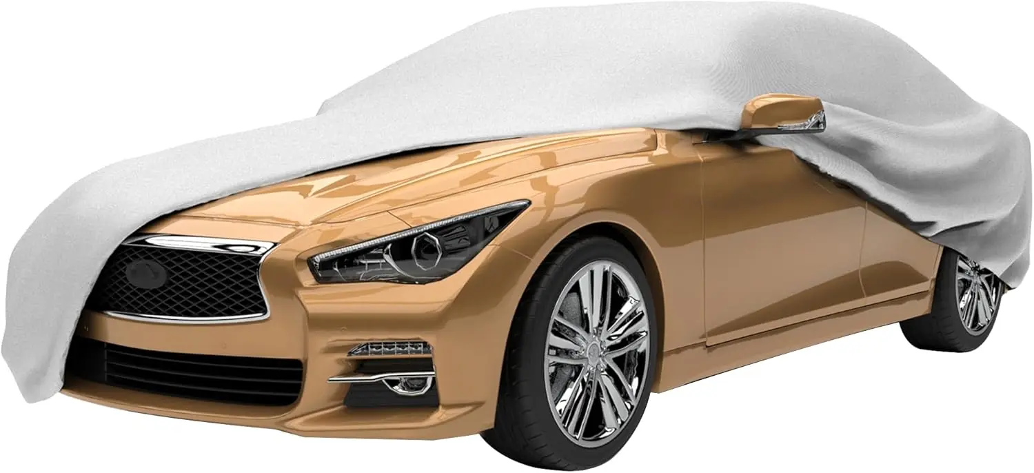 

3-Layer UV & Water Resistant Car Cover, Fits Large Vehicles up to 264", Gray, Size D-5