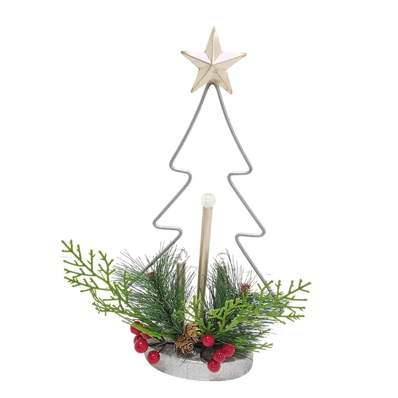 Albero di natale per la casa decorazione della scrivania decorazione dell'atmosfera piccola lampada da notte decorazione Ins regalo di natale