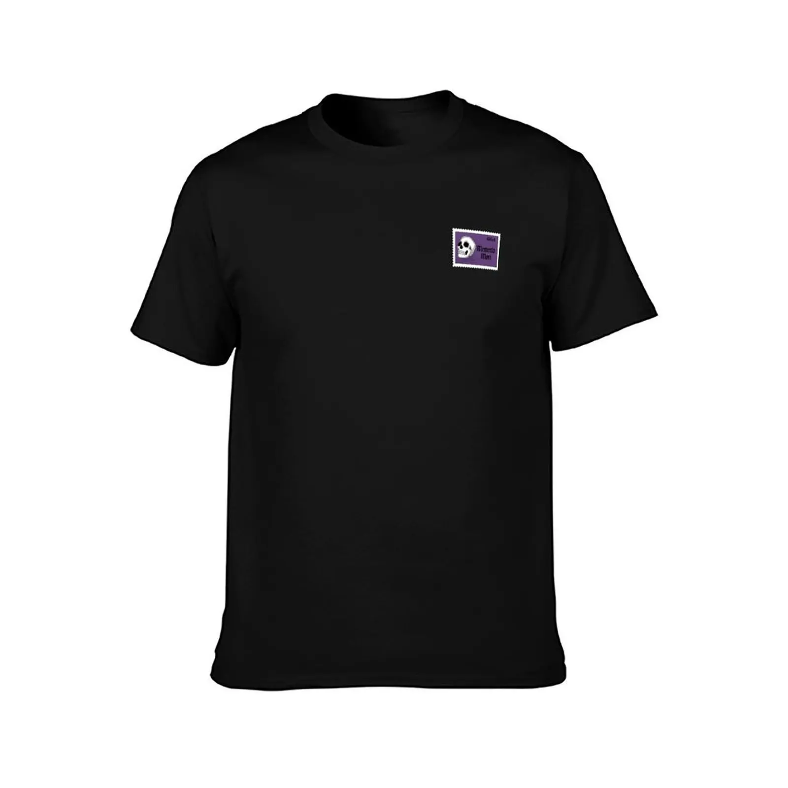 Memento Mori postage stamp T-Shirt Fashion Casual Short Sleeve Top T-Shirt