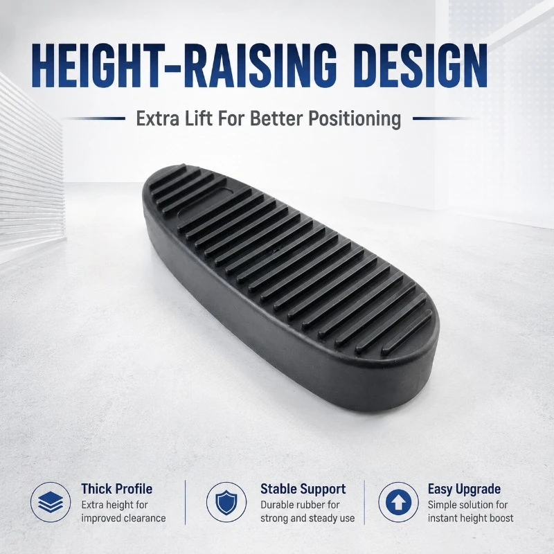 1/2/3PCS Thickened Rubber Shock Absorption Cushion Non-slip Soft Buffer Pad Universal Heightening Protective Mat