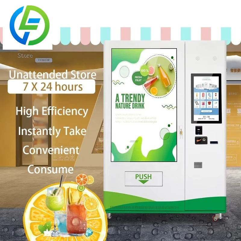 Customize Channel Alberts Fresh 24-Hour Auto Vending Machine Pet Food/Dog Food/Milk/Fruit/Cookie Coin Credit Card Payment