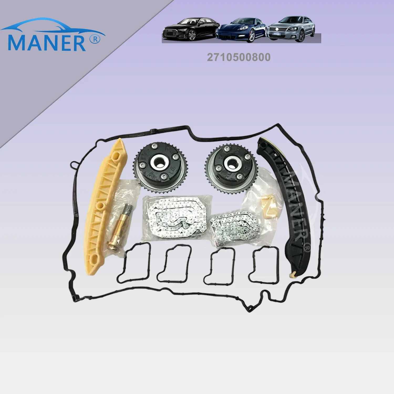 MANER A2710500800 2710501447 car parts motor Camshaft timing chain kit FOR Mercedes-Benz M271 C-CLASS W203 CL203