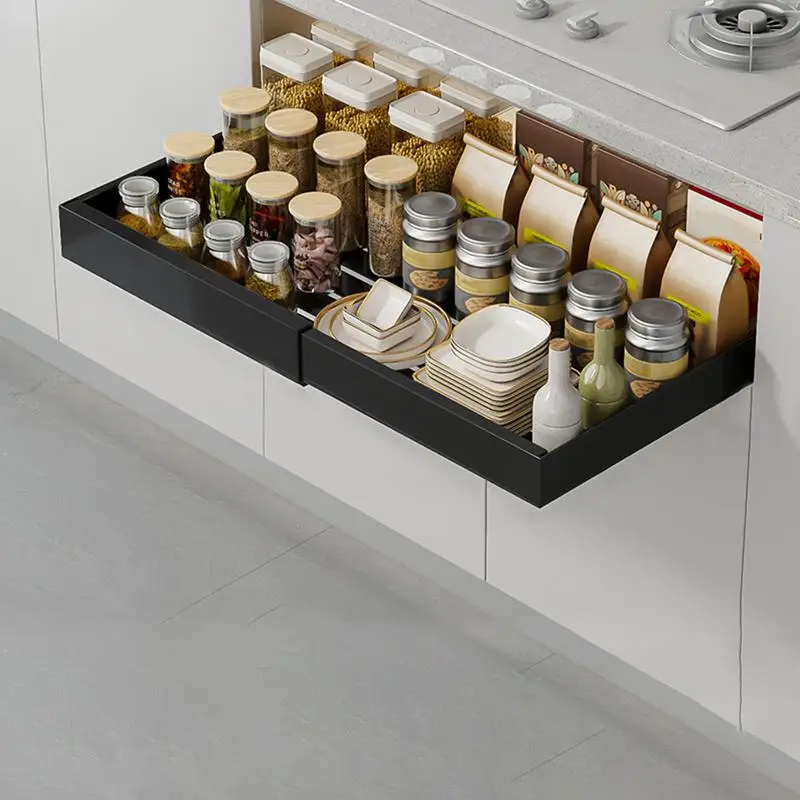 Under Sink Drawers Slide Out Cabinet Shelf Under Sink Cabinet Organizer Sliding Storage Drawer Adhesive Organizer For Bathroom