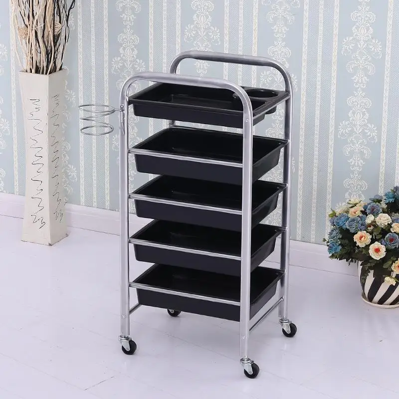

Luxury Modern Trolley Nordic Simple Storage Organizers Trolleys Unique Aesthetic Glamour Carrello Parrucchiere Salon Furniture