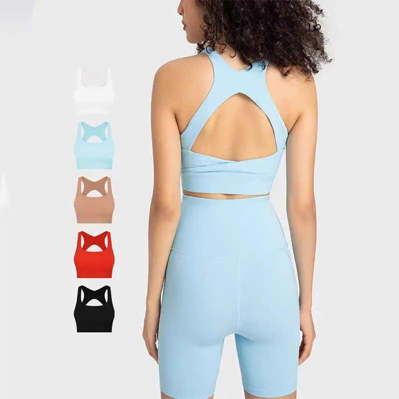 

Lemon Women Naked Sport Bra Without Bones Cropped Gym Yoga Sport Brasier Breathable Bralette Woman Sports Top Women Clothing Bra