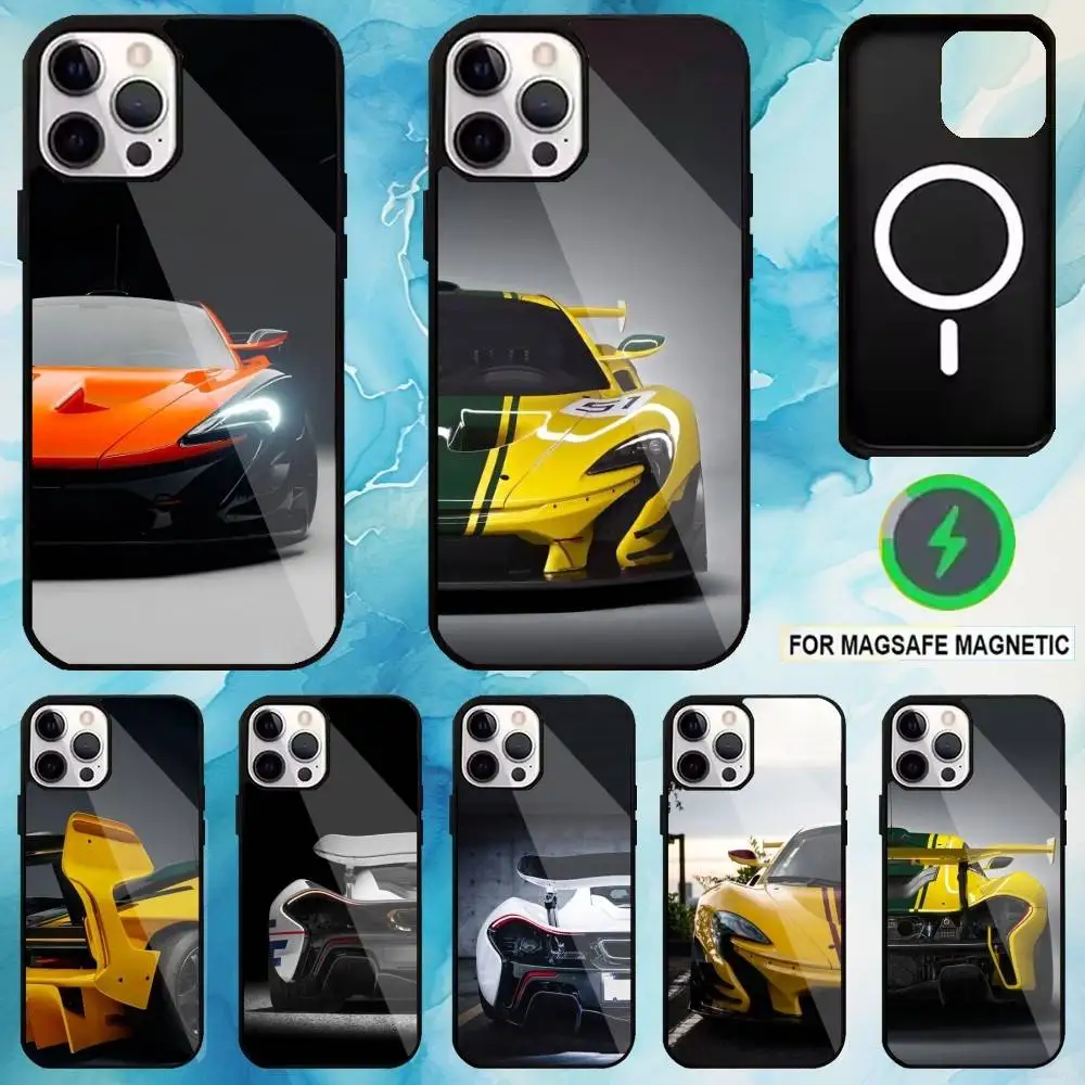 

Super Car Sport Phone Case For iPhone17,16,15,14,13,12,11 Plus,Pro Max Magnetic For Magsafe Wireless Charging Case