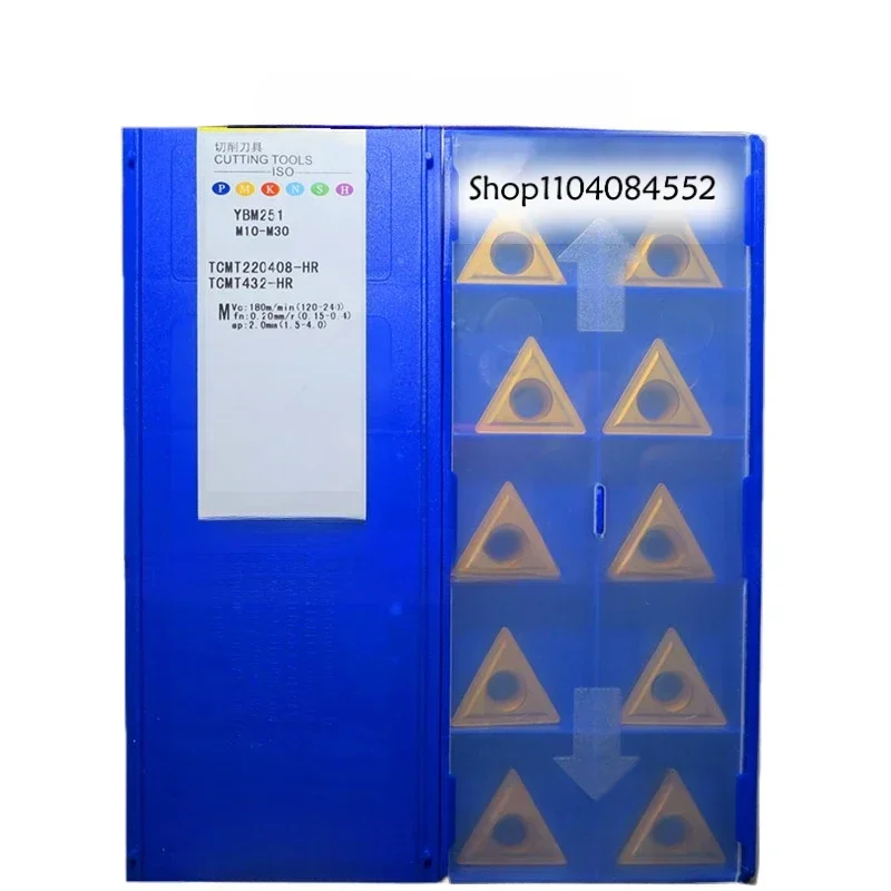 Original Genuine CNC Inserts YBM251 TCMT220408-HR Spot Sales TCMT 220408 Carbide Inserts Turning Tools