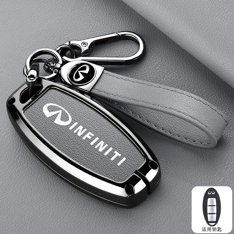 New Zinc Alloy Car Key Cover Protective Shell For Infiniti Q50 Q60 Q70 QX50 QX60 QX70 G25 EX FX JX35 FX25 FX35 EX35 FX37 JX35