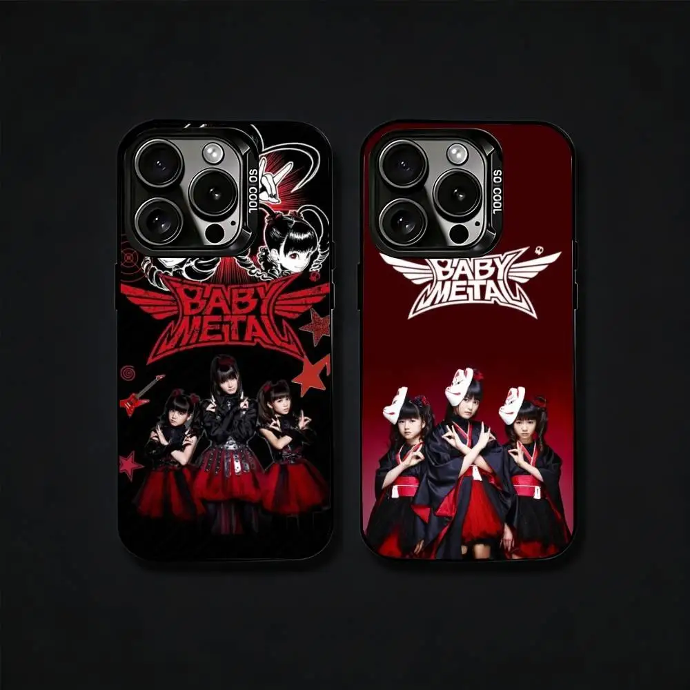 

B-Babymetal Band Phone Case For iPhone17, 16,15,14,13,12 Pro Max Black Candy Matte Shockproof Cover