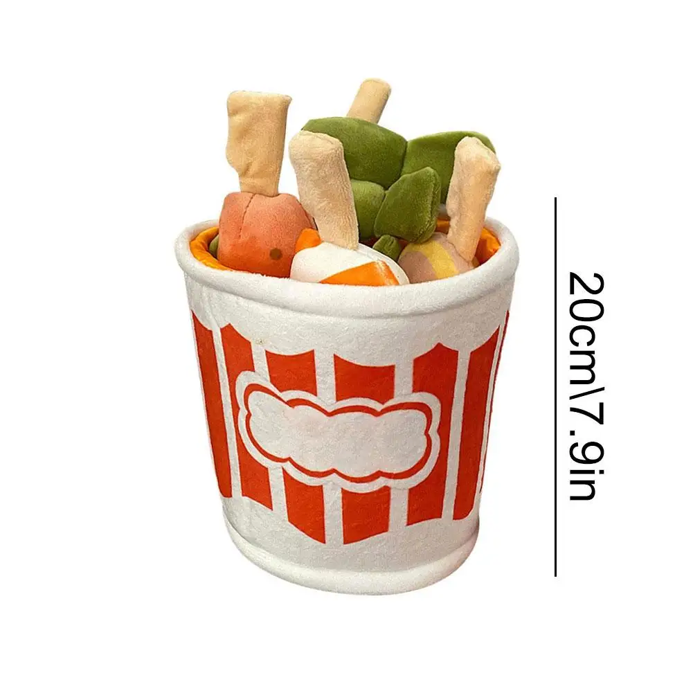 ชาม Oden ตุ๊กตาและเพื่อนกินเผ็ดหม้อร้อนชุด Creative Play House ตุ๊กตาของเล่นตุ๊กตาใหม่ Creative จําลองอาหาร Plush ของเล่น