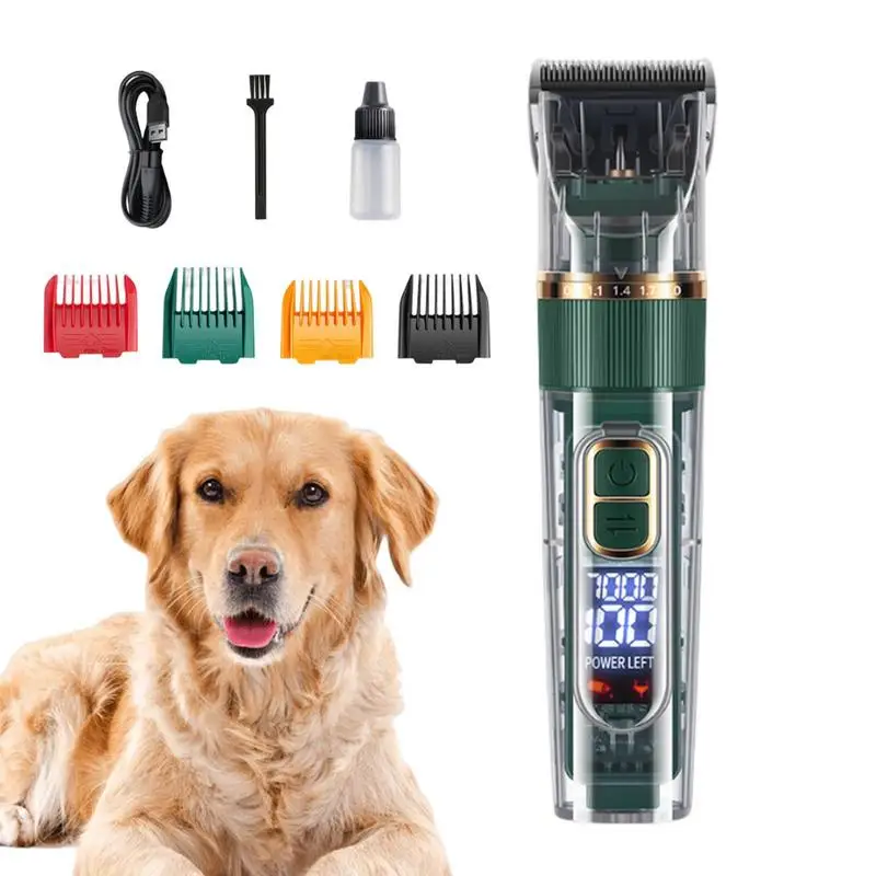 Dog Hair Clipper Dog Clipper Grooming (Pet/Cat/Dog/Rabbit) Haircut Trimmer Shaver Set Cat Shaver Haircut Low Cutting Machine