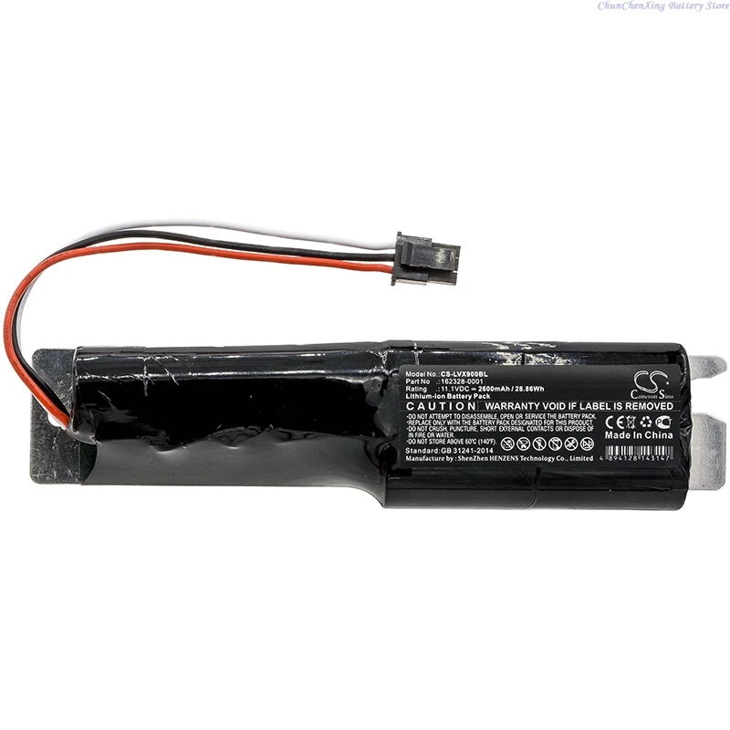 Baterai Pemindai Kode Batang 11.1V 2600mAh/3400mAh 162328-0001 untuk LXE VX9 +TOOL