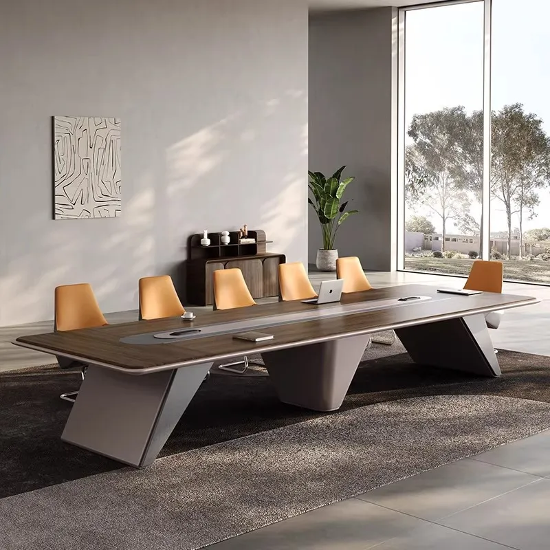 Modern Office Rectangular Executive 8,10,12,16 Seater Conference Table Meeting Room Table Boardroom Table Desk