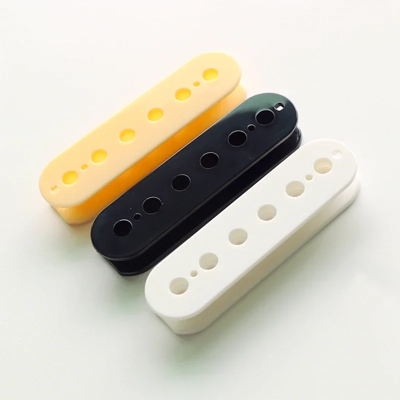 Donlis 2pcs ABS Material 49.2mm Humbucker LP Guitar Pickup Bobbins In Black White Cream Screw/Slug For Hademade Pickup Parts