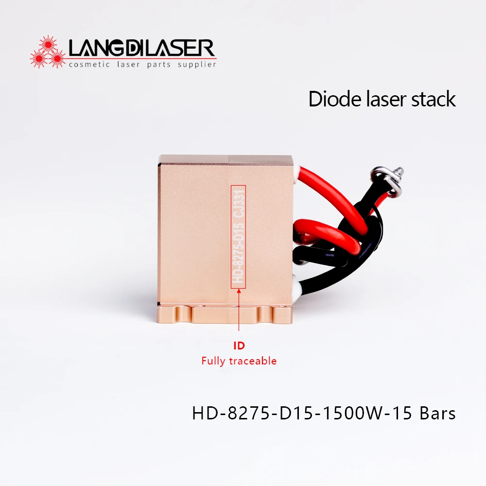 HD-8275-D15-750W Dual Wavelength Mixed Assemble Diode Laser Stack For Aesthetic Laser Hair Removal / Total 15 Bars / Per Bar 50W