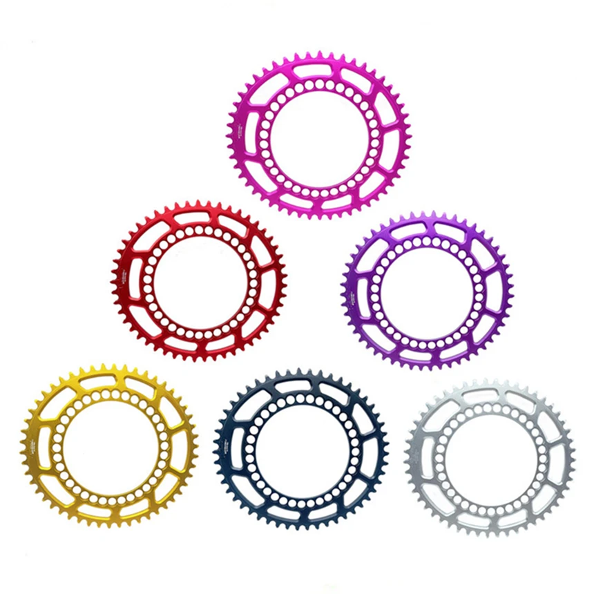 

Litepro 50 54 56T Oval Narrow Wide Chainring Folding Bicycle 130BCD Aluminum Alloy Hollow Chainwheel Mountain Road Bike Sprocket