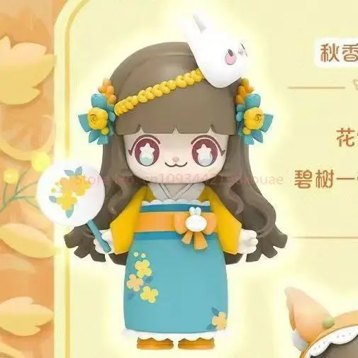 52 لعبة سلسلة قصص كيممي آند ويكي، تماثيل لعبة عصرية، صندوق أعمى - مجموعة فور سيزونز، زينة لطيفة لهدايا أعياد الميلاد