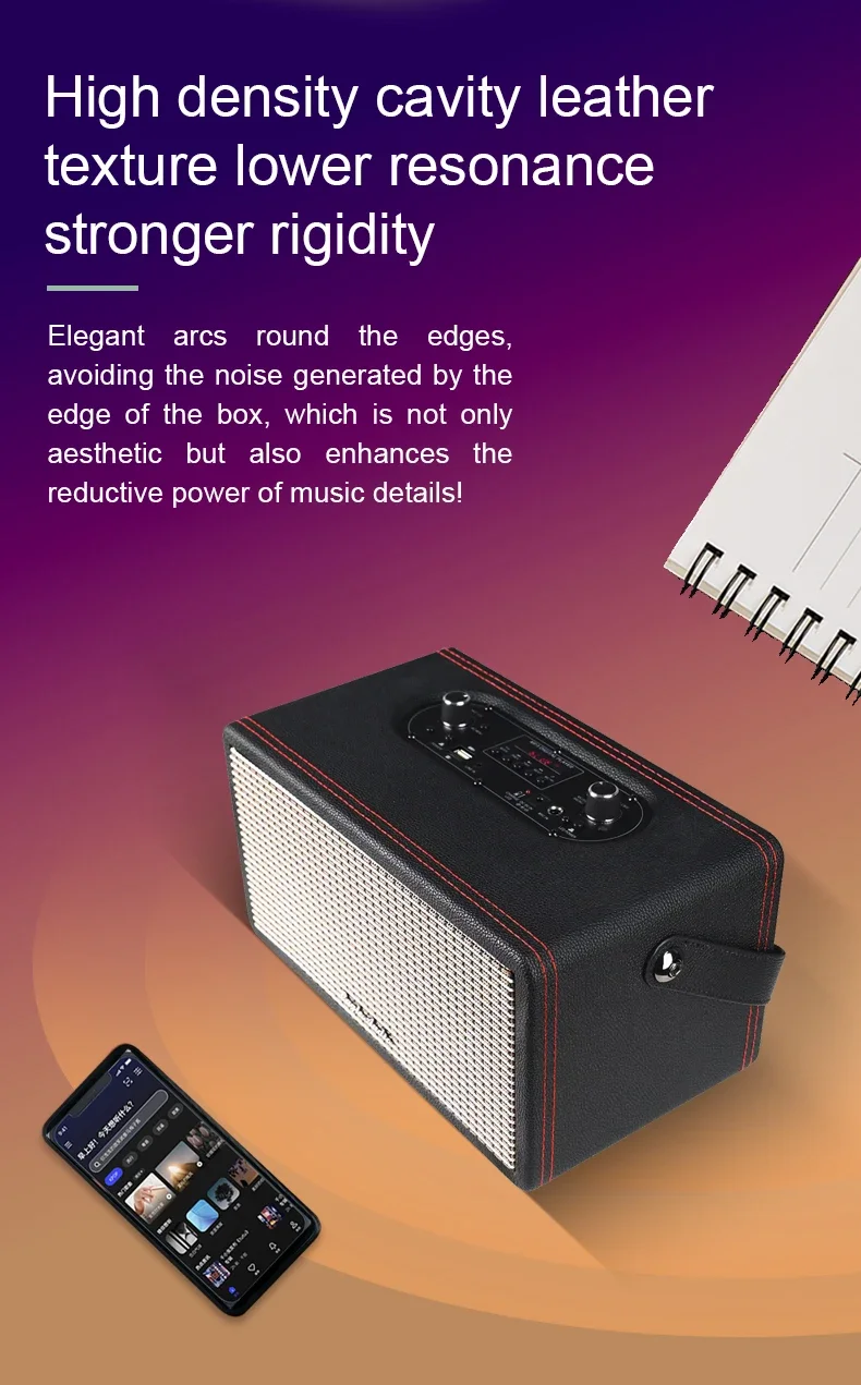 

All-in-One For Bluetooth Outdoor Audio Machine Square Dance Speaker RGB LED Lighting Mini Display Video Player Battery
