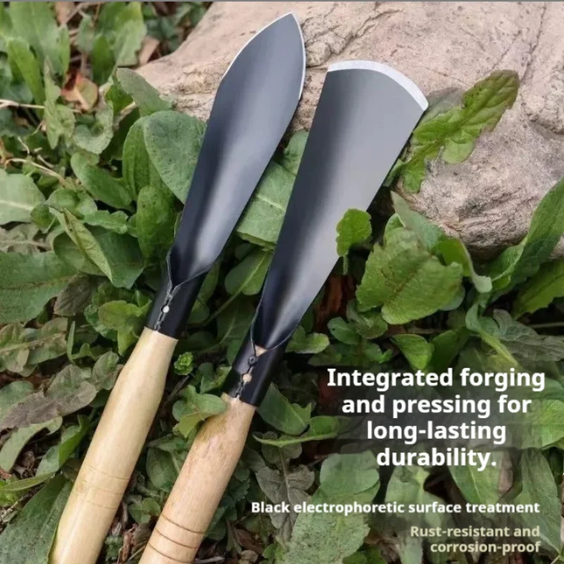 Garden Shovel Manganese Steel Sharp High Hardness Excavation Planting Horticulture Outdoor Sea Driving Home Essential Tool
