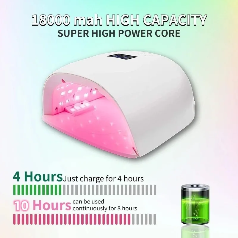 High-power wireless power storage handheld light, intelligent induction