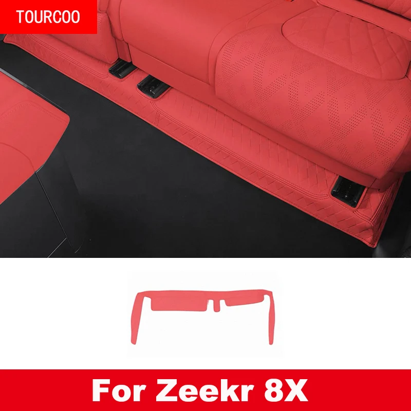 For Zeekr 8X 2026 Under The Rear Seats Leather Protector Interior Accessories