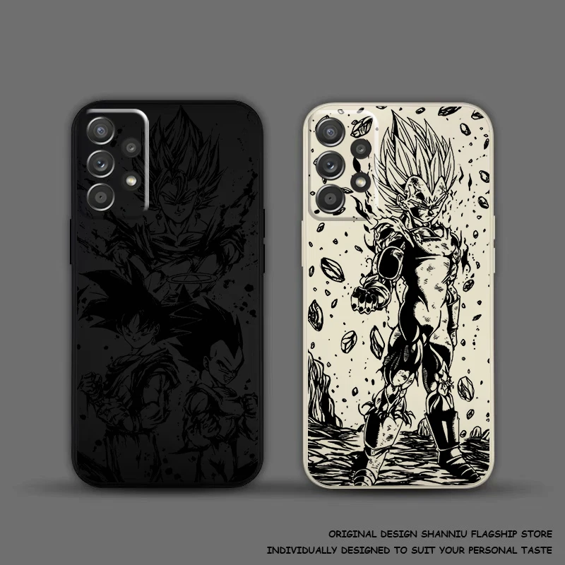 D-Dragons Balls G-Gokus For Samsung A73 A72 A71 A55 A54 A53 A52 A41 A35 A34 A33 A32 A25 A24 A23 A15 A13 A5S A03 A01 Phone Case