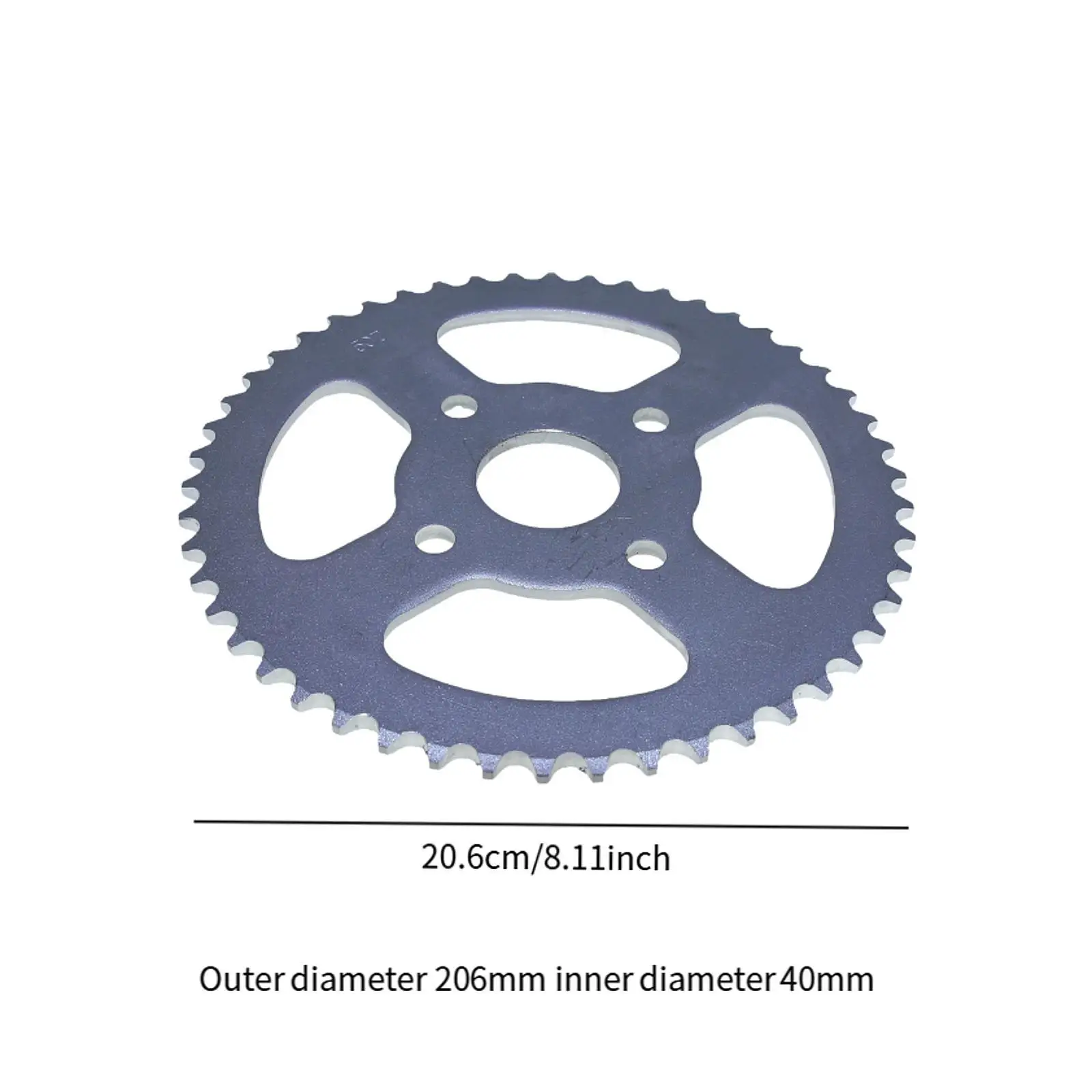 Pignone per moto a 4 fori Facile da installare 420 50T Parti Powersports ad alta resistenza Parti di motociclette per quattro ruote BT200x