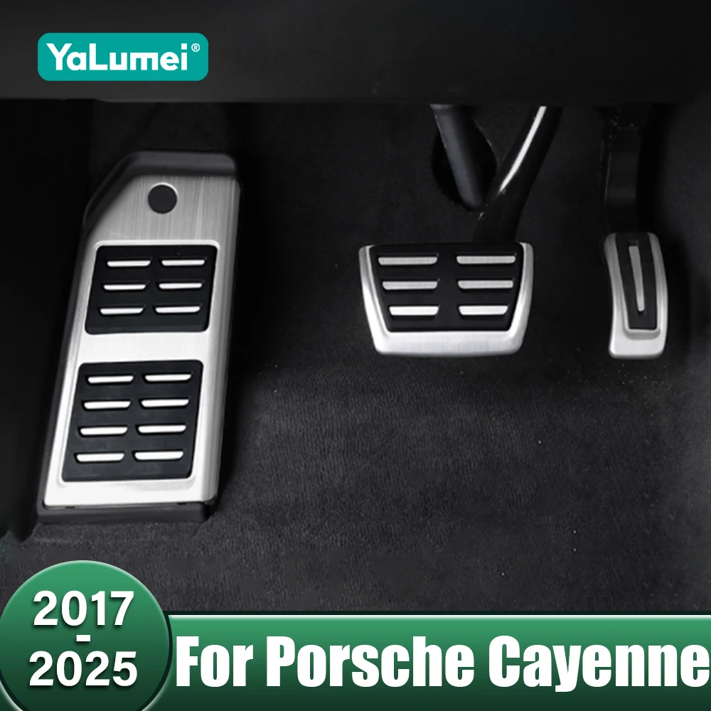 

Car Accelerator Fuel Brake Pedal Foot Rest Pedals Pad For Porsche Cayenne 958 2011-2017 Cayenne 2018-2021 2022 2023 2024 2025