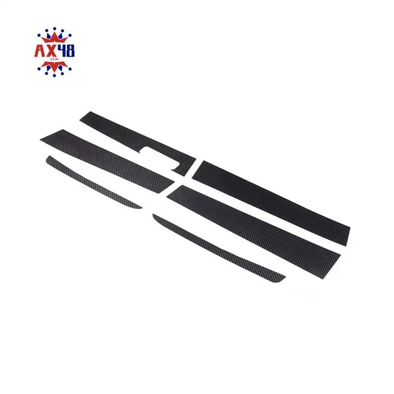 

AX48-автомобильная дверь, оконная стойка, крышка, наклейка, украшение для Ford Maverick 2022 2023, аксессуары, узор из углеродного волокна