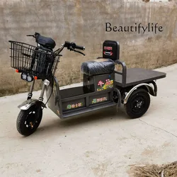 High-Speed Electric Tricycle Battery Scooter Household Agricultural Truck Load Pulling Goods