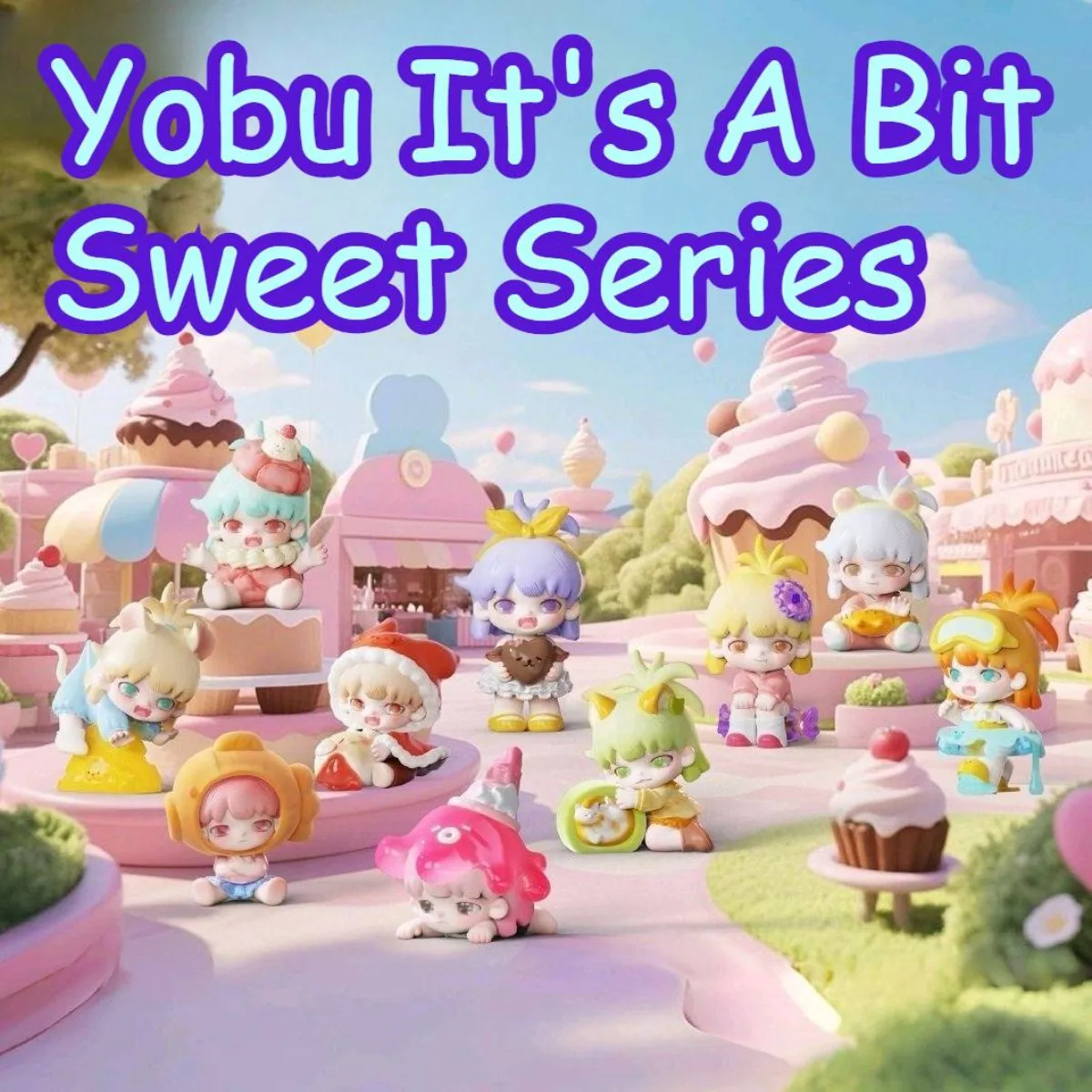 

Yobu есть маленькая сладкая серия слепая коробка милая эмалированная кукла каваи загадочная коробка модная модная игрушка украшение игрушка-сюрприз подарок