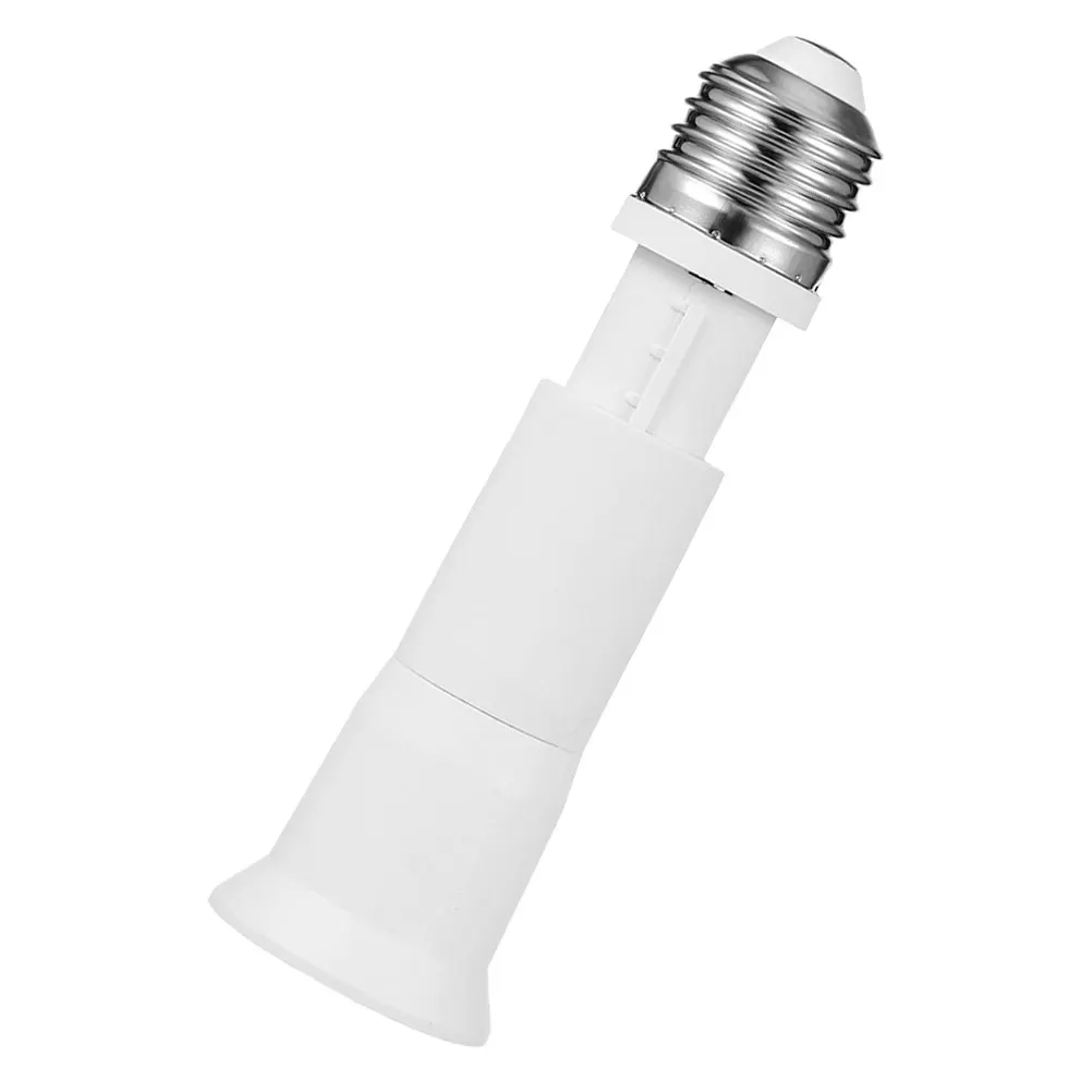 Adjustable E27 Light Socket Extender Adapter Home Lamp Holder Converter Durable Outdoor Extension Plug Connector Bulb Holder