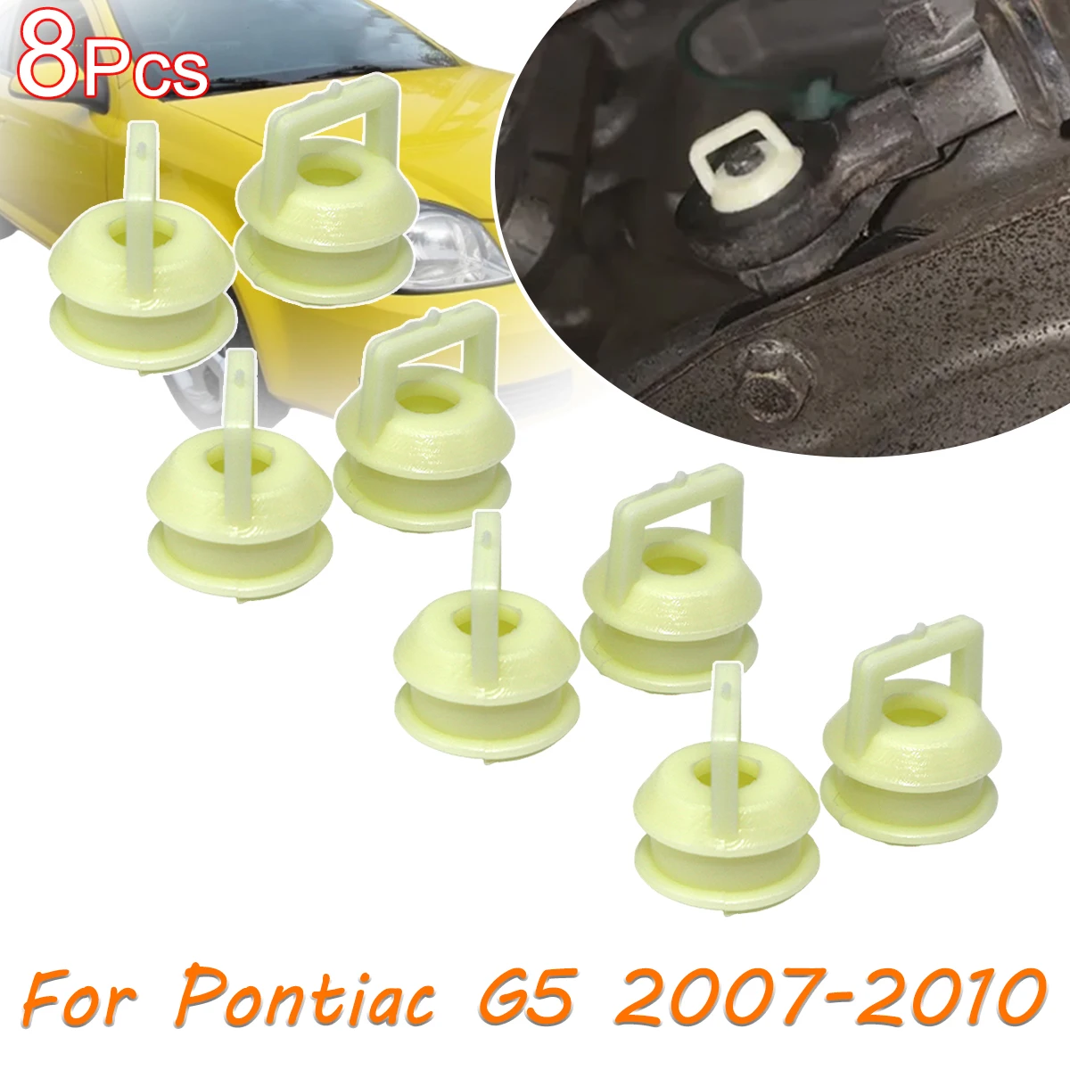

8Pcs Transmission Gear Linkage Control Cable For Pontiac G5 2007-2010 Gearbox Shift Automatic Lever Rod Connect Bushing Adapter