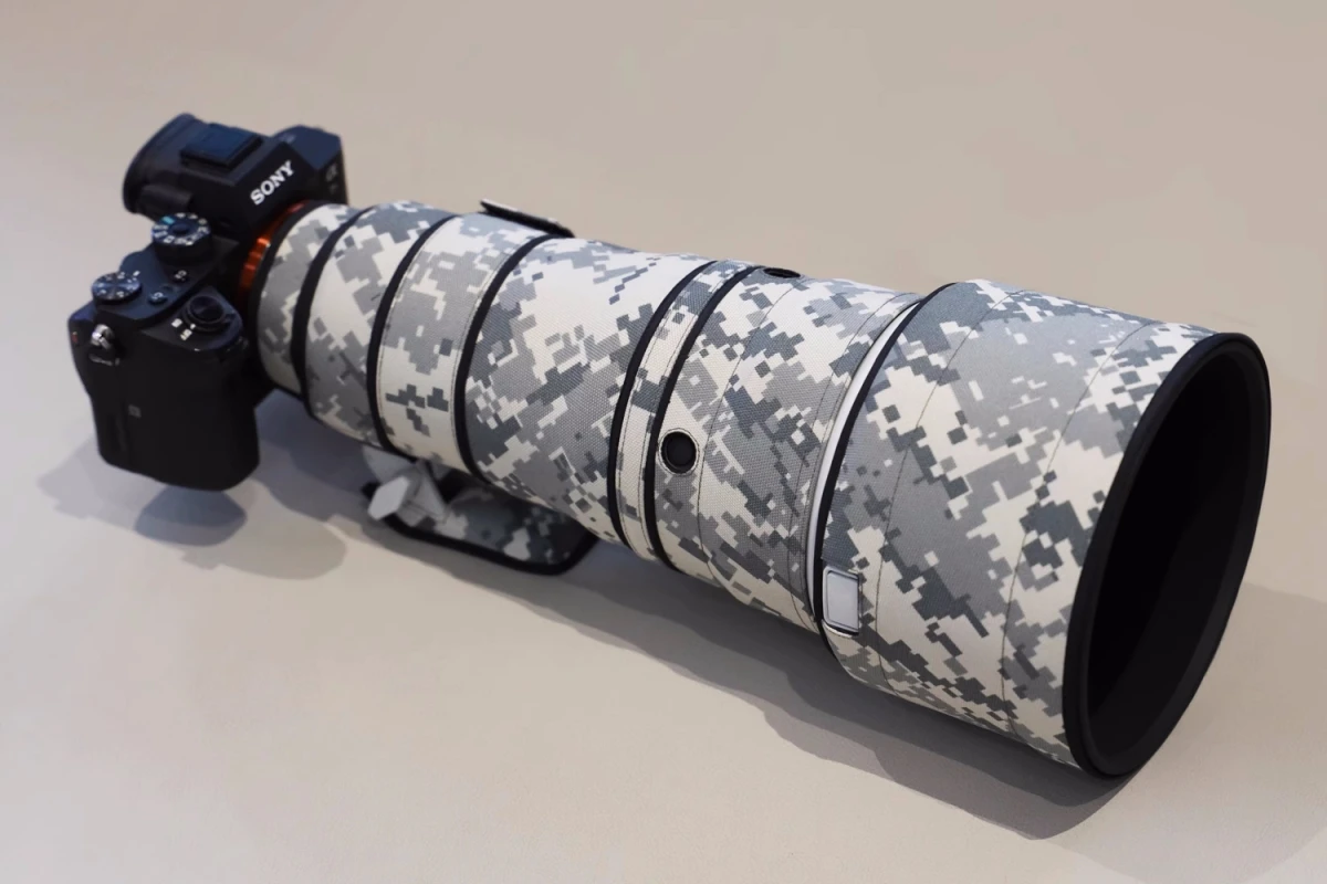 ROLANPRO Objektivmantel für SONY FE 300mm F2.8 GM OSS wasserdichte Schutzhülle Camouflage Regenschutz SEL300F28GM Guns Sleeve – Detail 11