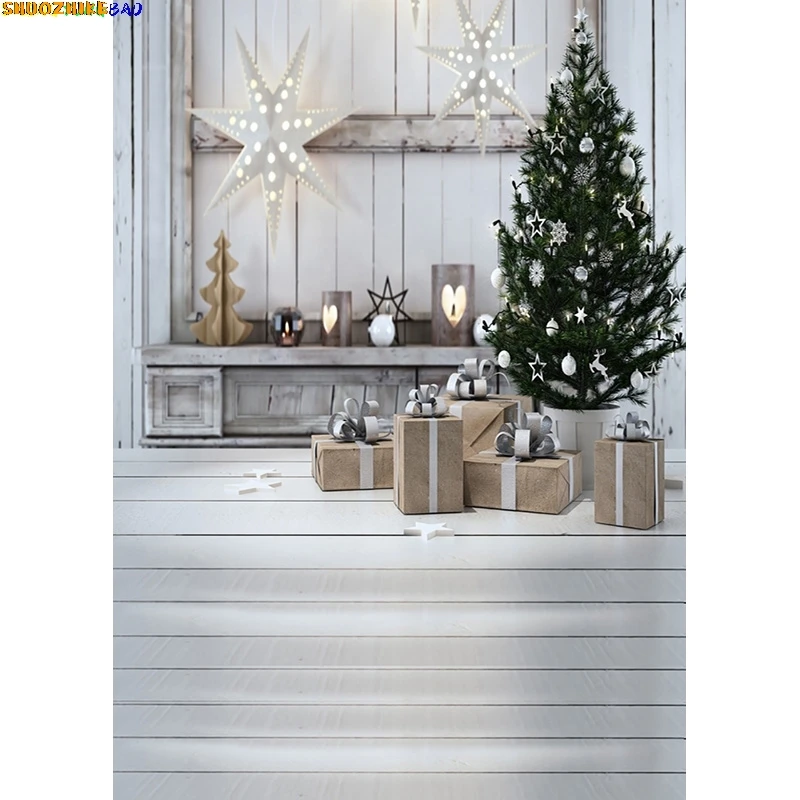 

Vinyl Custom Christmas Theme Photography Background Children Portrait Backdrops For Photo Studio Props CXZM-39