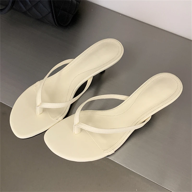 

Eilyken New Summer Shallow Clip Toe Slippers Woman Thin Low Heels Flip-Flops Shoes Fashion Casual Slides Zapatos Mujer